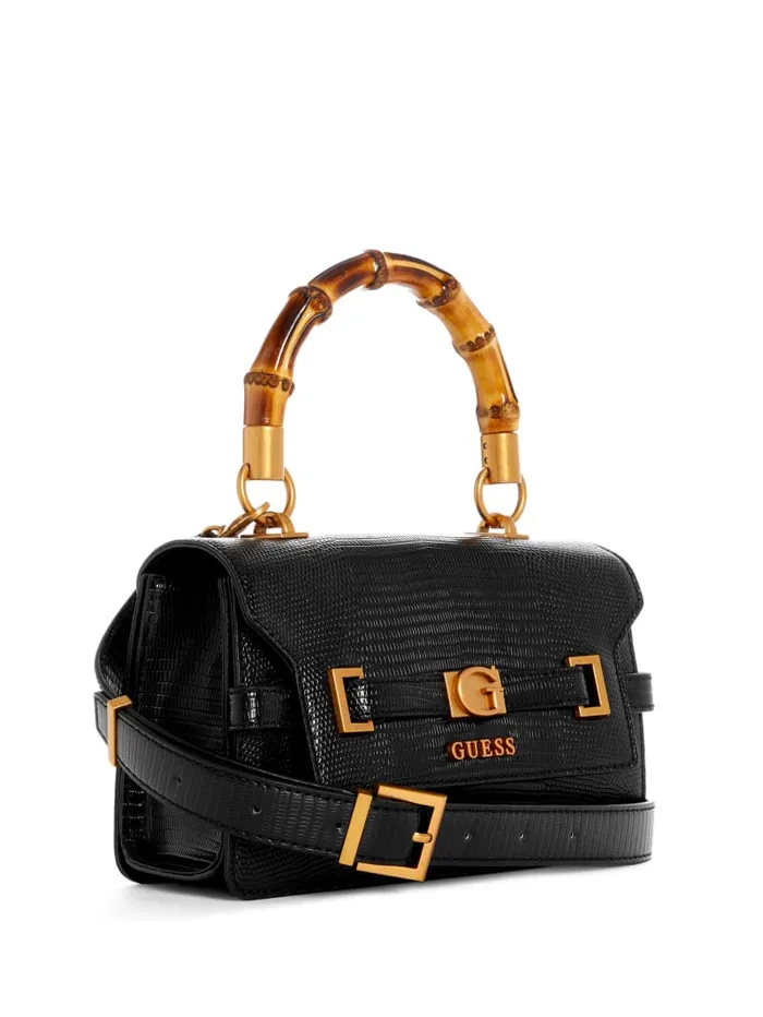 GUESS Handbags Sibel TopHandle Flap Bag Brown 8211 Women