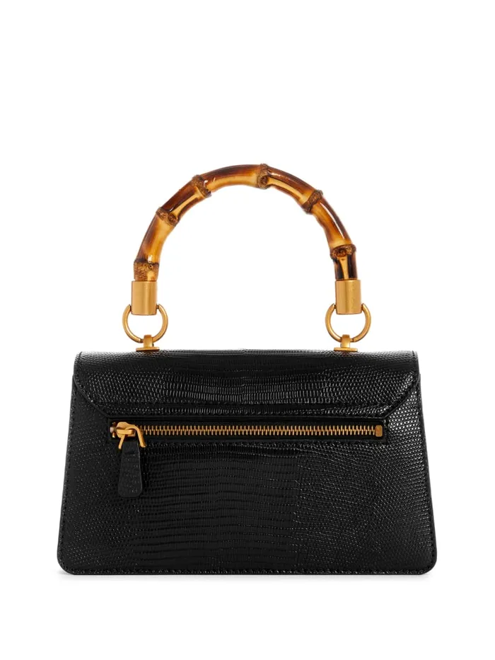 GUESS Handbags Sibel TopHandle Flap Bag Brown 8211 Women