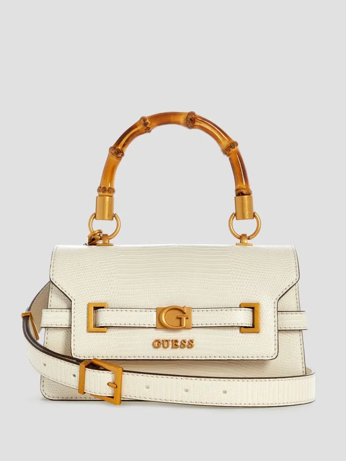 GUESS Handbags Sibel TopHandle Flap Bag Brown 8211 Women
