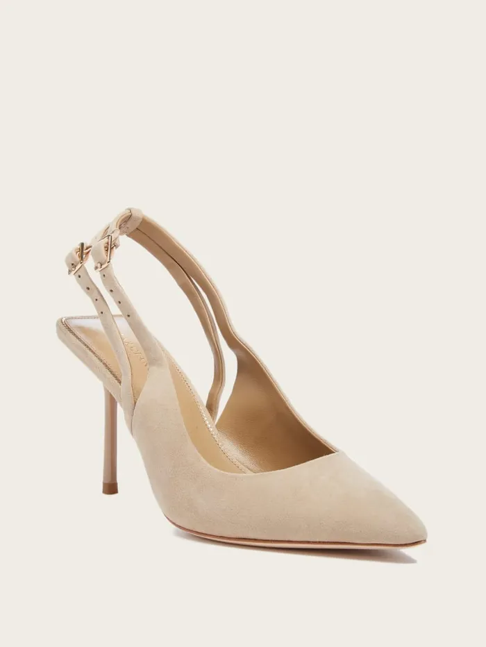 GUESS Heels Sydney Suede Pump Beige 8211 Unisex