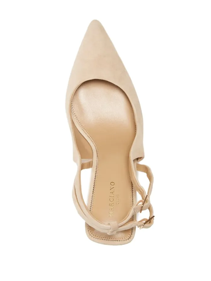 GUESS Heels Sydney Suede Pump Beige 8211 Unisex