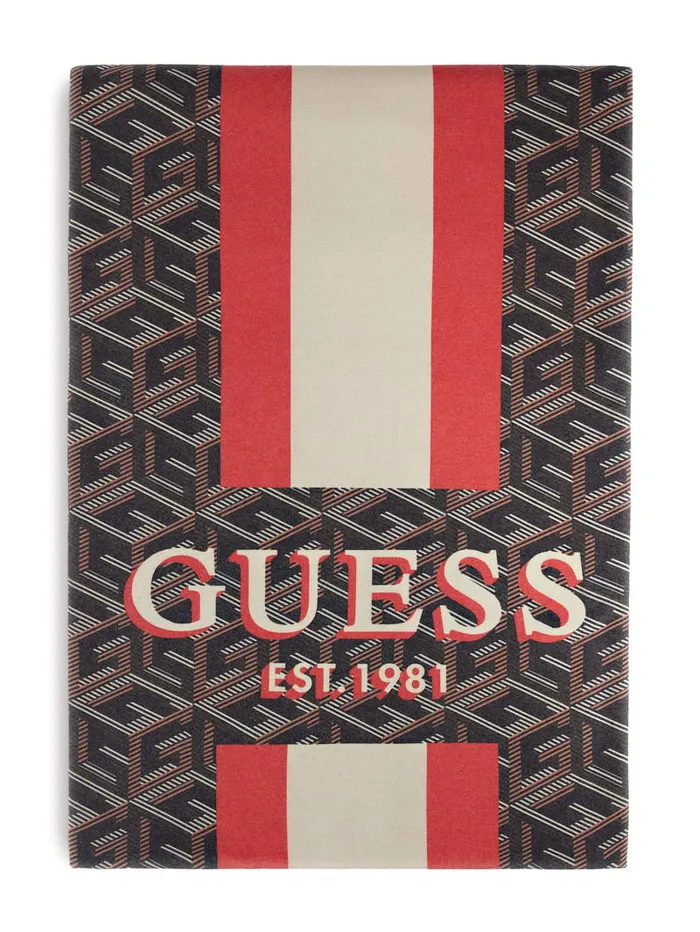 GUESS Home Fleece G Cube Blanket Green 8211 Women