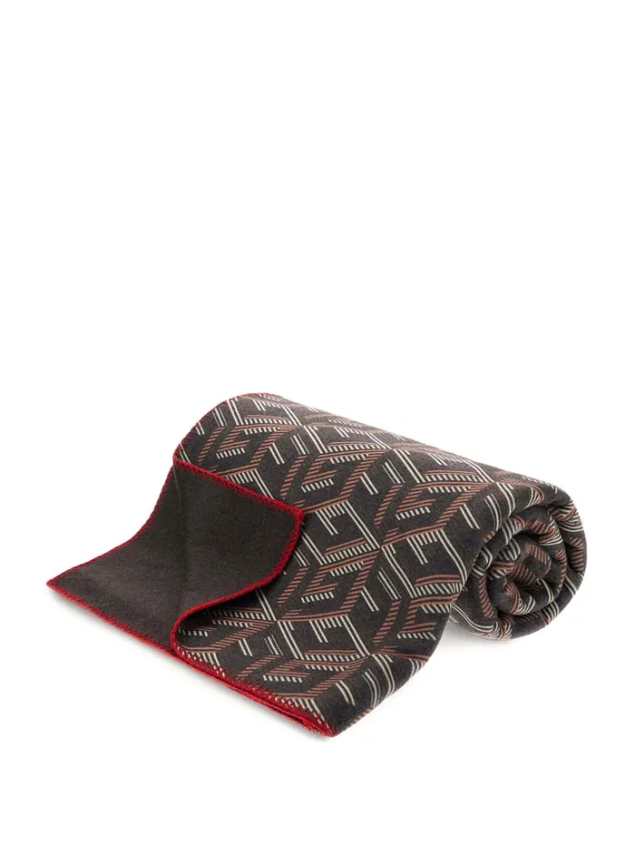 GUESS Home Fleece G Cube Blanket Green 8211 Women