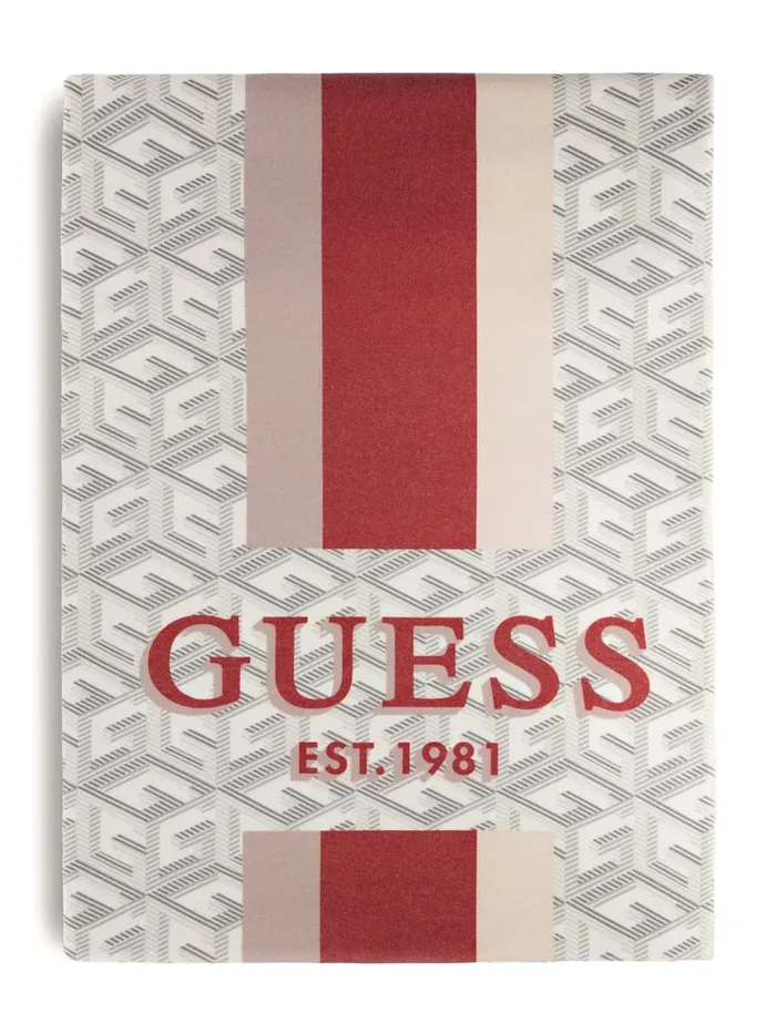 GUESS Home Fleece G Cube Blanket Green 8211 Women