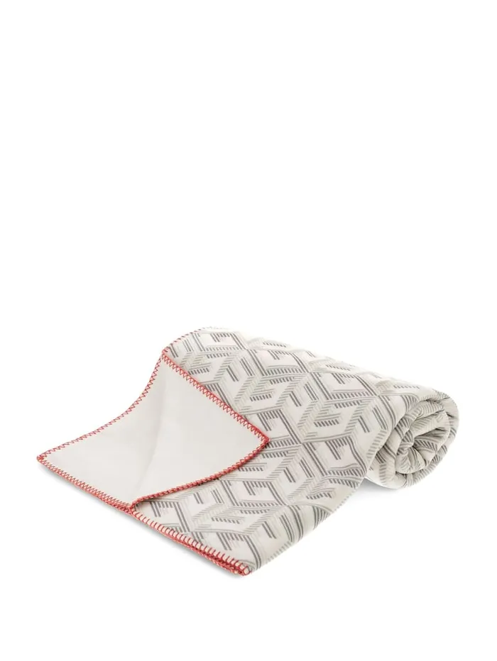 GUESS Home Fleece G Cube Blanket Green 8211 Women