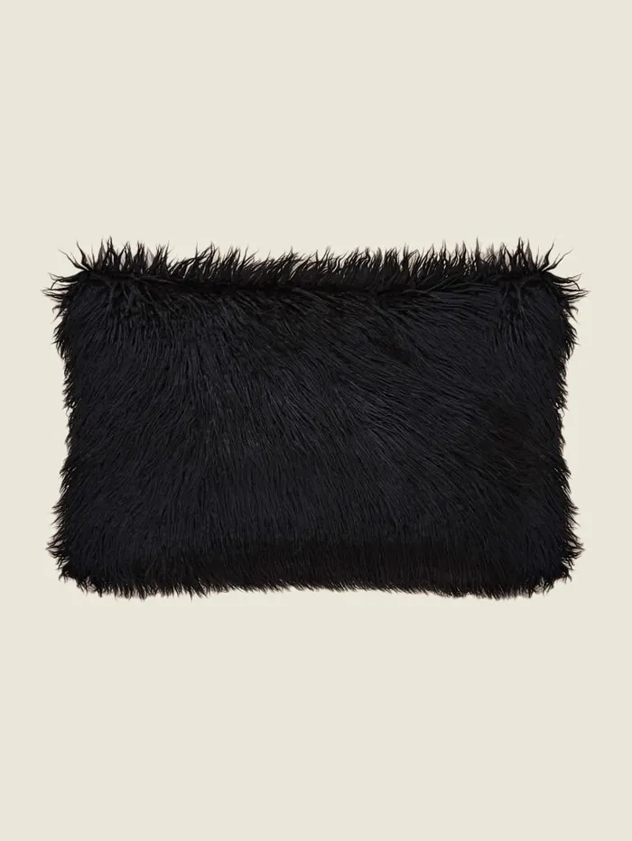 GUESS Home Helma Rectangular FauxFur Pillow Brown 8211 Women