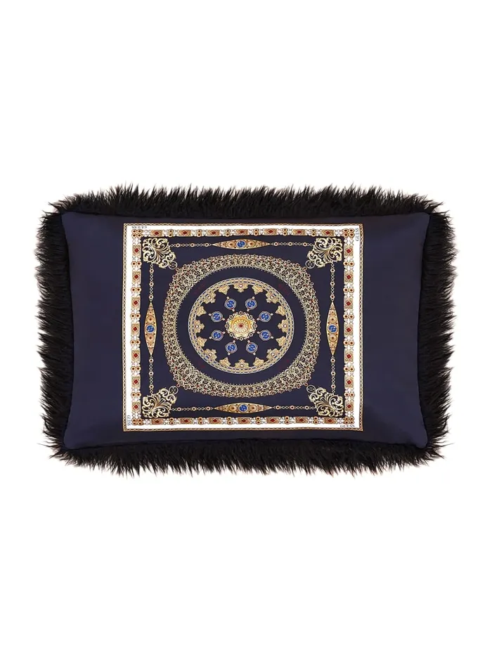 GUESS Home Helma Rectangular FauxFur Pillow Brown 8211 Women