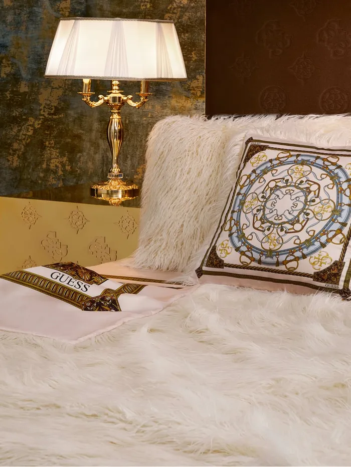 GUESS Home Helma Rectangular FauxFur Pillow Brown 8211 Women