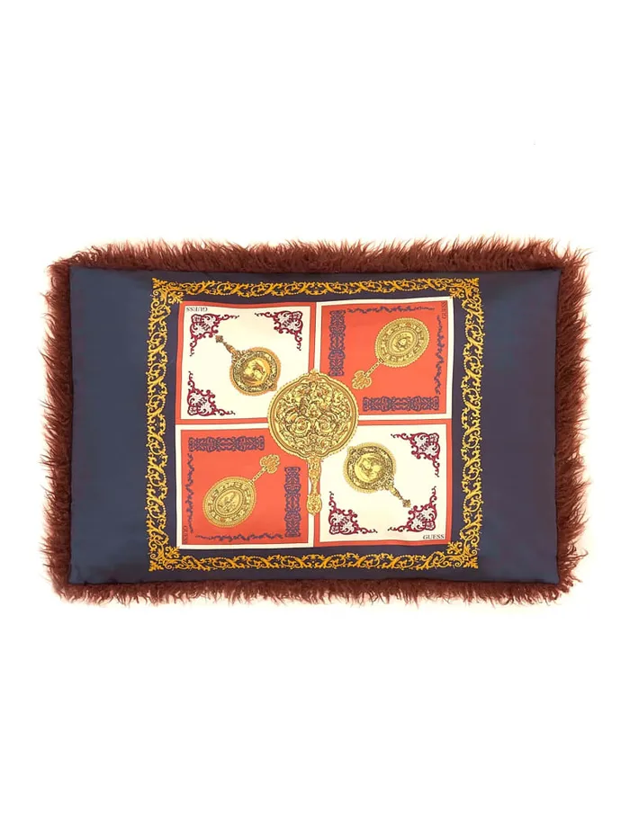 GUESS Home Helma Rectangular FauxFur Pillow Brown 8211 Women