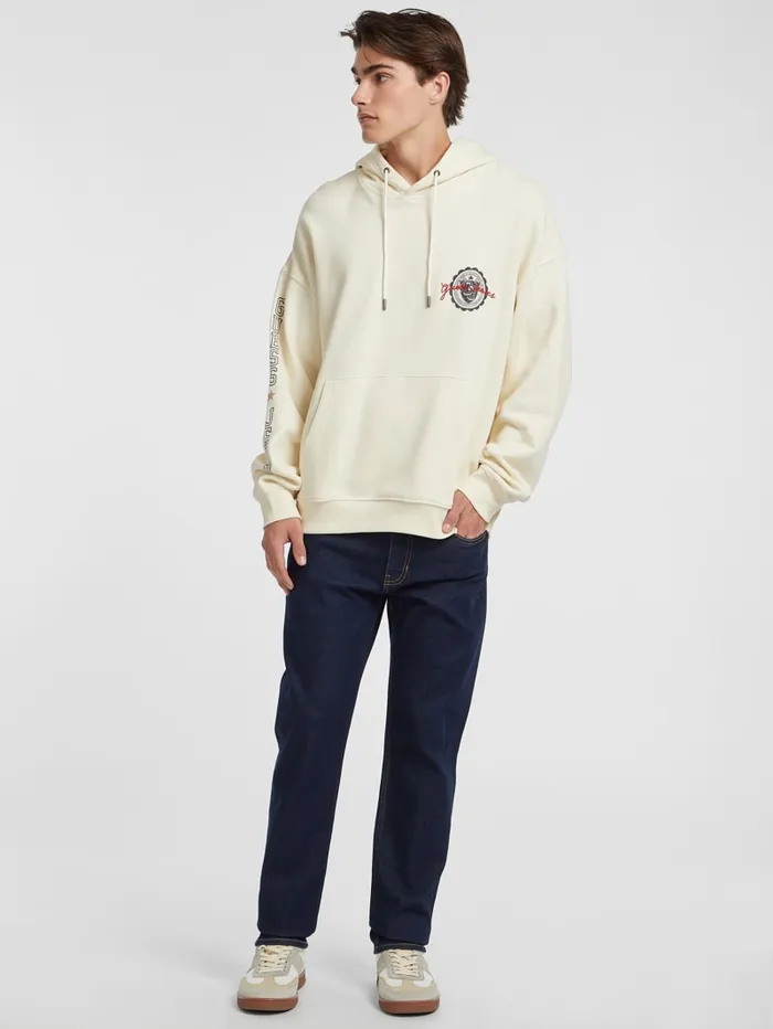 GUESS Hoodies and Sweaters Stamp Logo Hoodie Black 8211 Men
