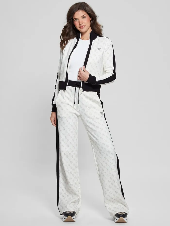 GUESS Jackets and Coats Eco Ela Quattro G Crop Jacket Black 8211 Women