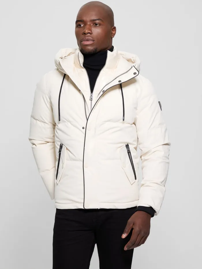 GUESS Jackets and Coats Eco Real Down Puffer Jacket Black 8211 Men