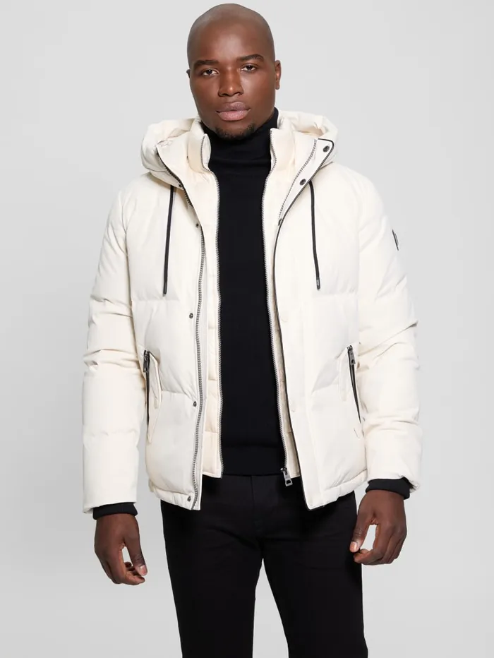 GUESS Jackets and Coats Eco Real Down Puffer Jacket Black 8211 Men