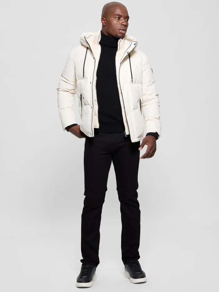 GUESS Jackets and Coats Eco Real Down Puffer Jacket Black 8211 Men