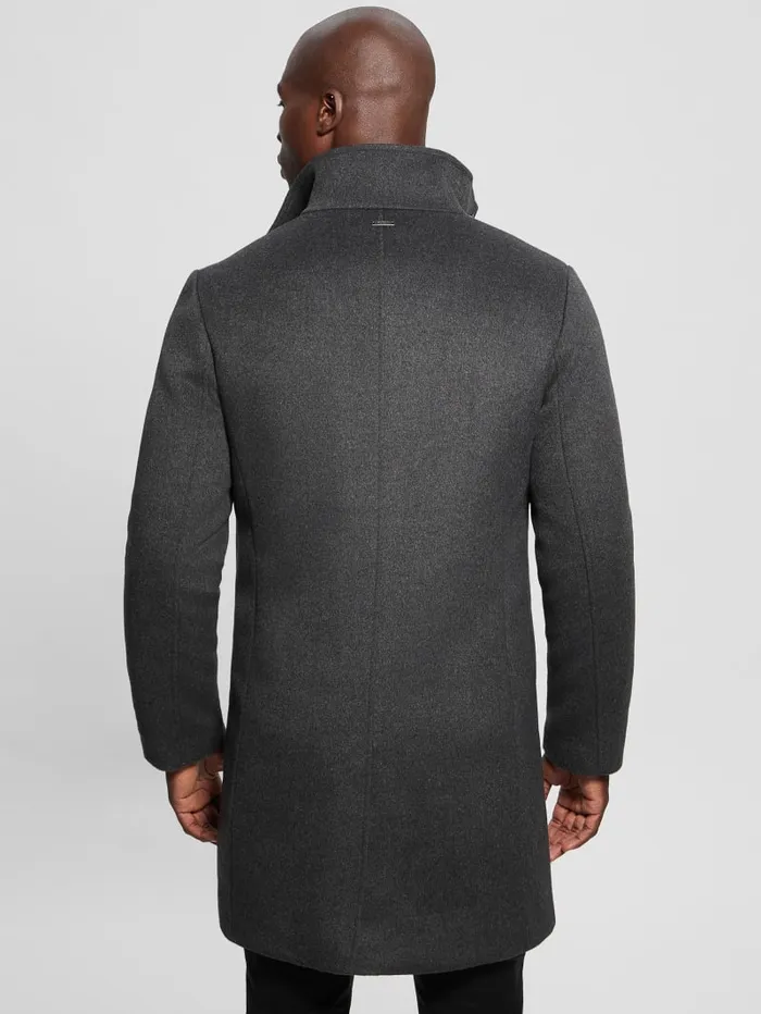 GUESS Jackets and Coats Eco WoolBlend Urban Coat Beige 8211 Men