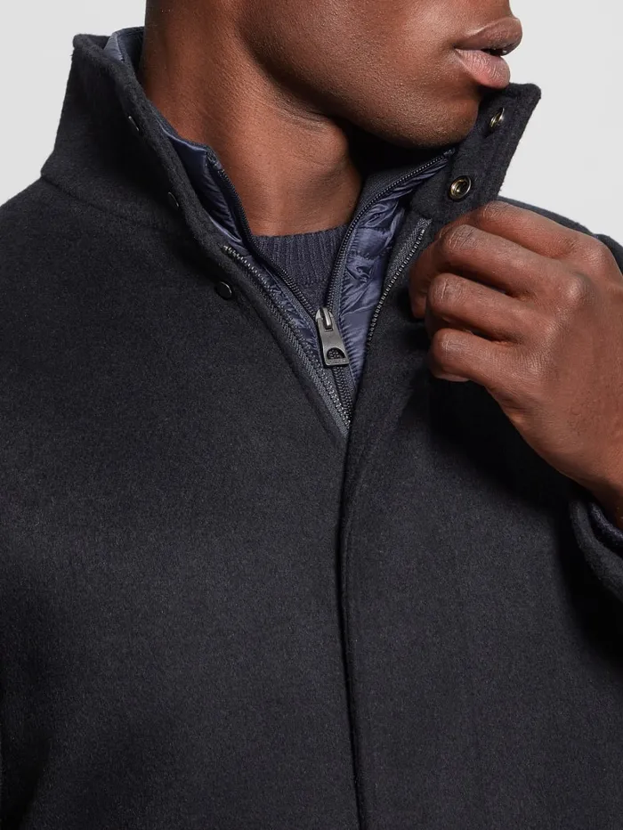 GUESS Jackets and Coats Eco WoolBlend Urban Coat Beige 8211 Men