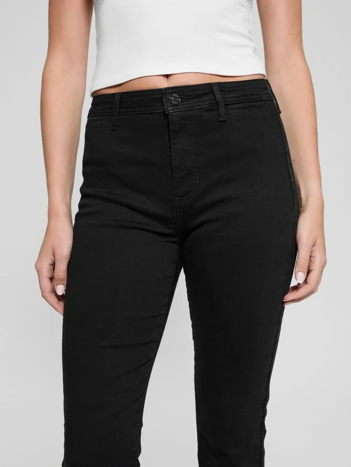 GUESS Jeans and Denim Eco Belle HighRise Flared Jeans Black 8211 Women