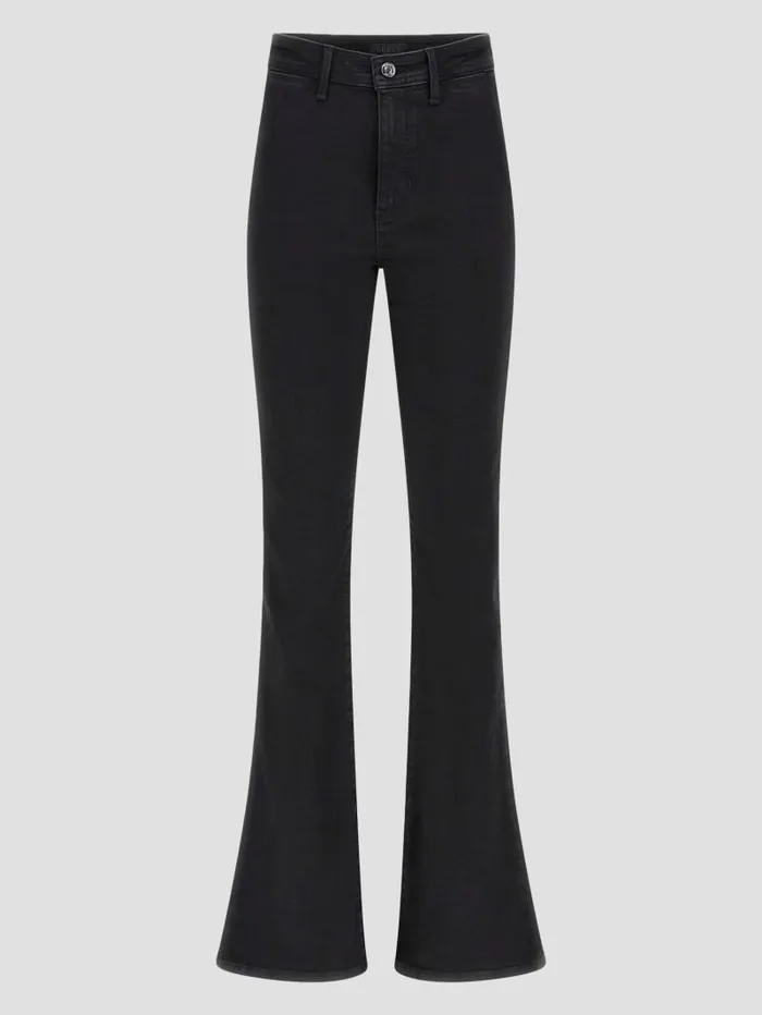GUESS Jeans and Denim Eco Belle HighRise Flared Jeans Black 8211 Women