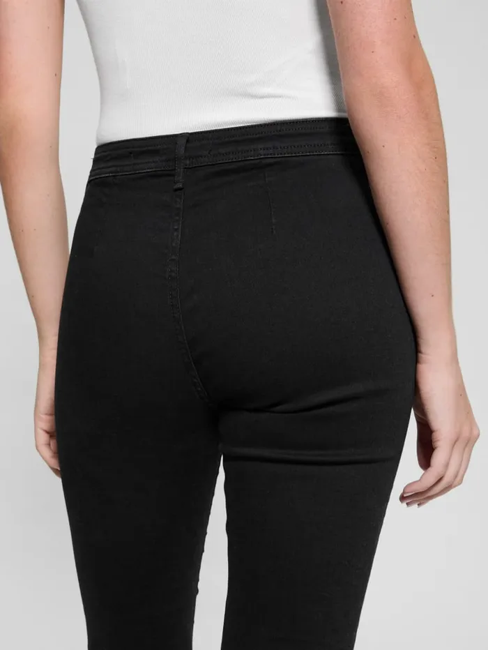 GUESS Jeans and Denim Eco Belle HighRise Flared Jeans Black 8211 Women