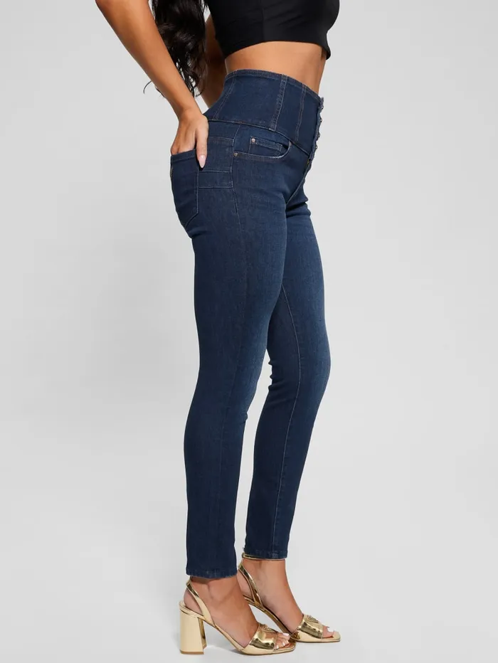 GUESS Jeans and Denim Eco Corset ShapeUp Jeans Blue 8211 Women
