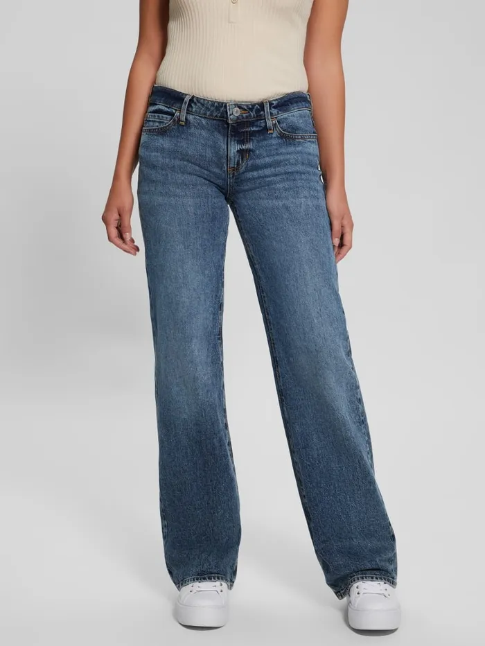 GUESS Jeans and Denim Eco LowRise Slouchy Jeans Blue 8211 Women
