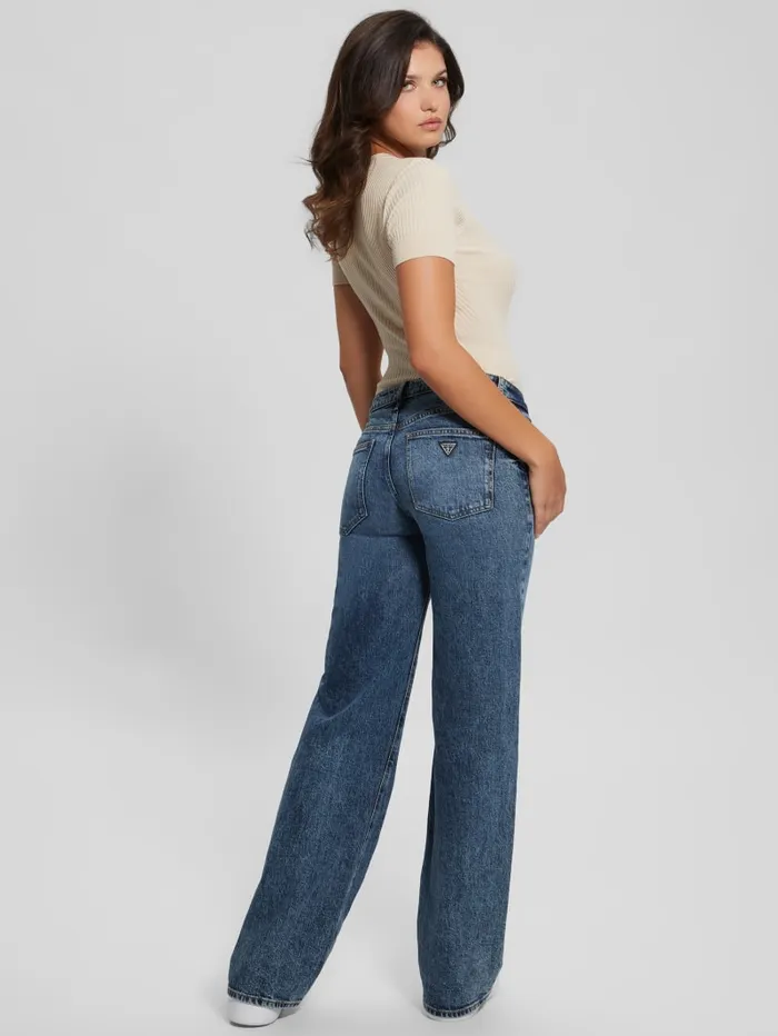 GUESS Jeans and Denim Eco LowRise Slouchy Jeans Blue 8211 Women