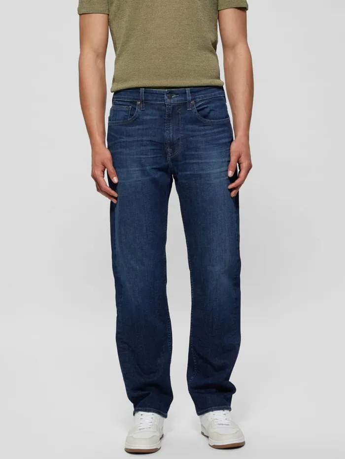 GUESS Jeans and Denim Eco Mason Straight Jeans Blue 8211 Men