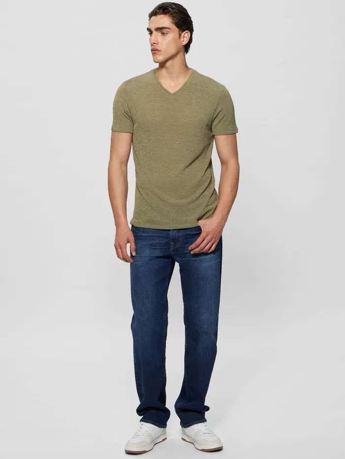 GUESS Jeans and Denim Eco Mason Straight Jeans Blue 8211 Men