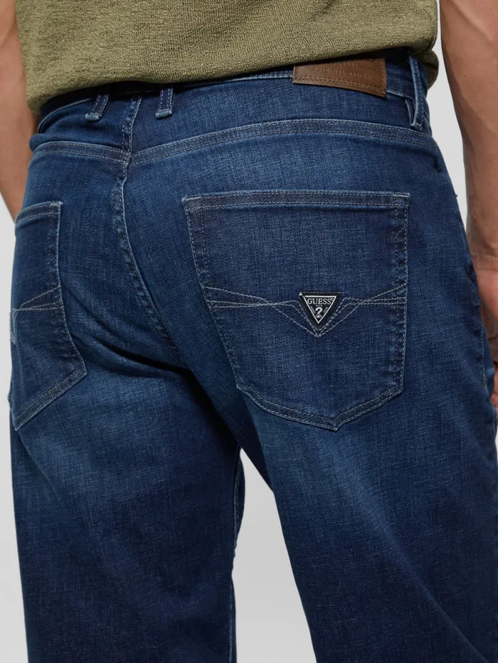 GUESS Jeans and Denim Eco Mason Straight Jeans Blue 8211 Men
