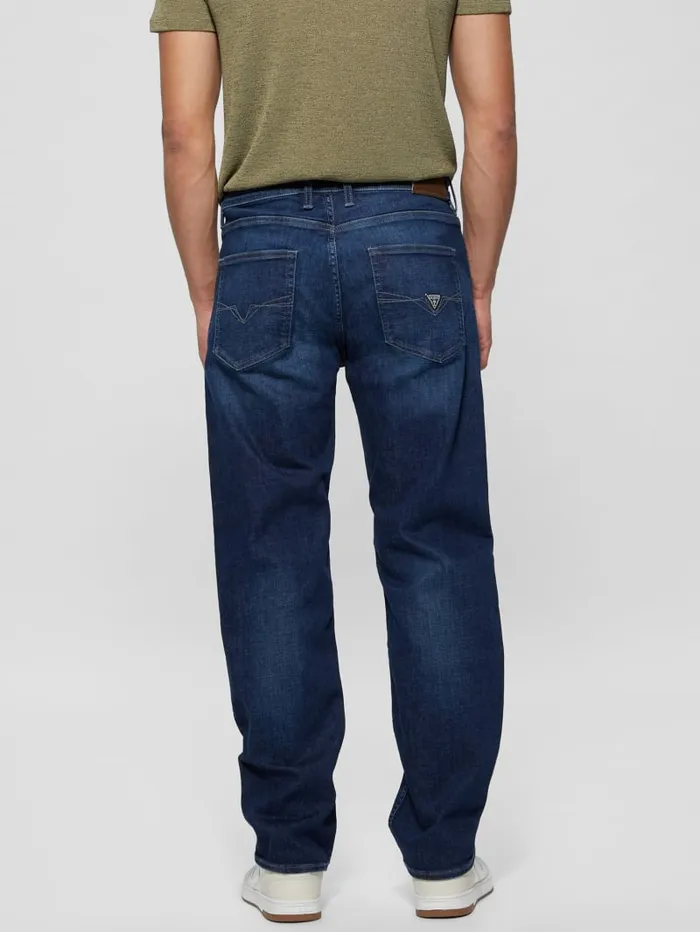 GUESS Jeans and Denim Eco Mason Straight Jeans Blue 8211 Men