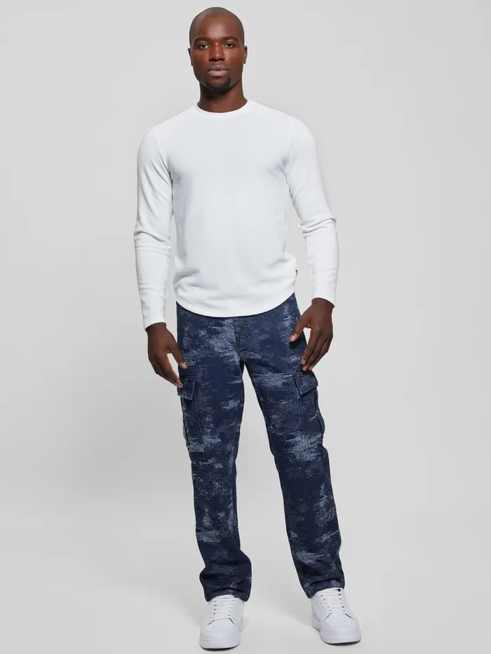 GUESS Jeans and Denim Julianne Denim Cargo Pants Blue 8211 Men