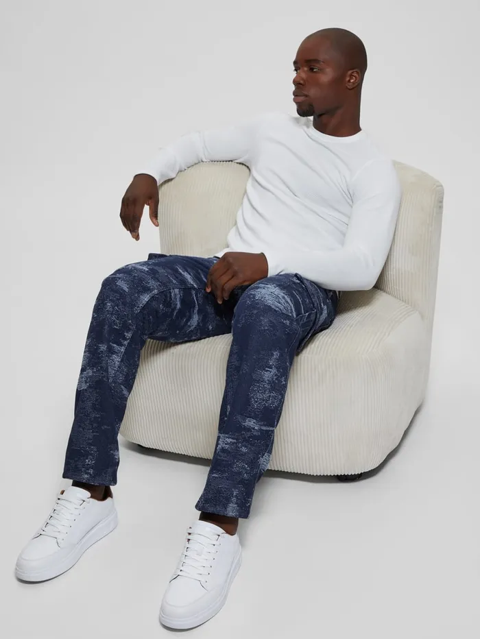 GUESS Jeans and Denim Julianne Denim Cargo Pants Blue 8211 Men