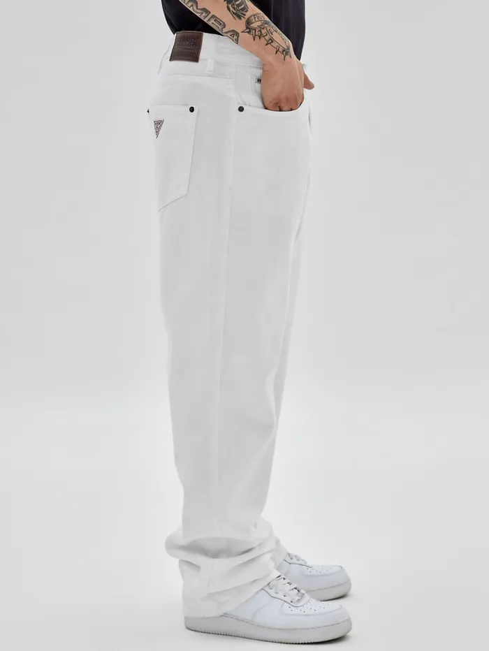 GUESS Jeans and Denim Originals Kit Relaxed Jeans White 8211 Men