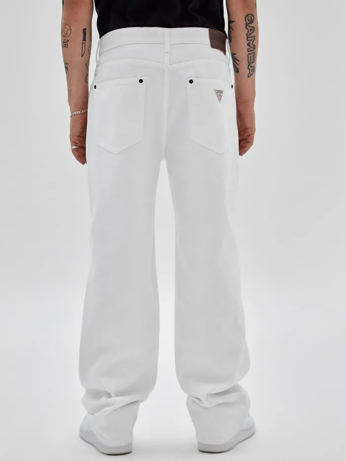 GUESS Jeans and Denim Originals Kit Relaxed Jeans White 8211 Men