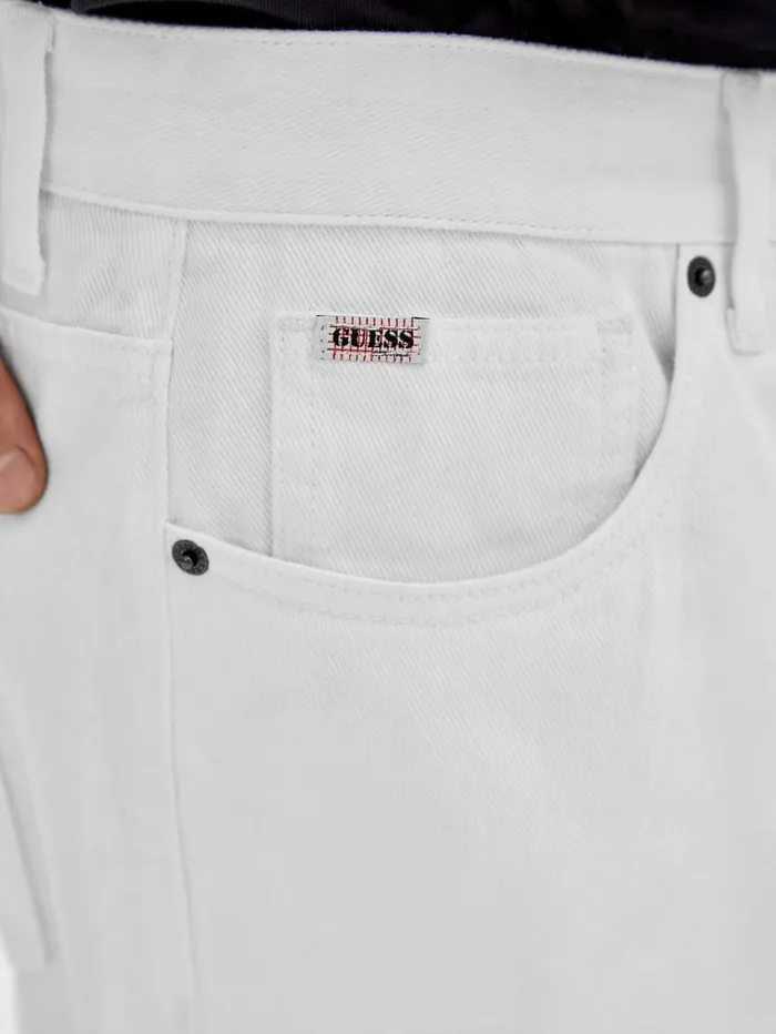 GUESS Jeans and Denim Originals Kit Relaxed Jeans White 8211 Men
