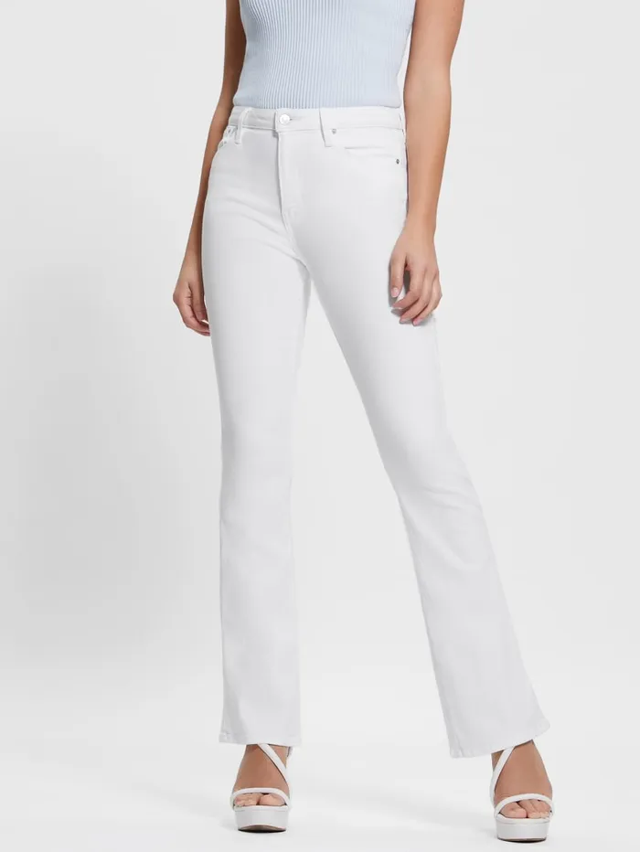 GUESS Jeans and Denim Sexy Flared Jeans White 8211 Women