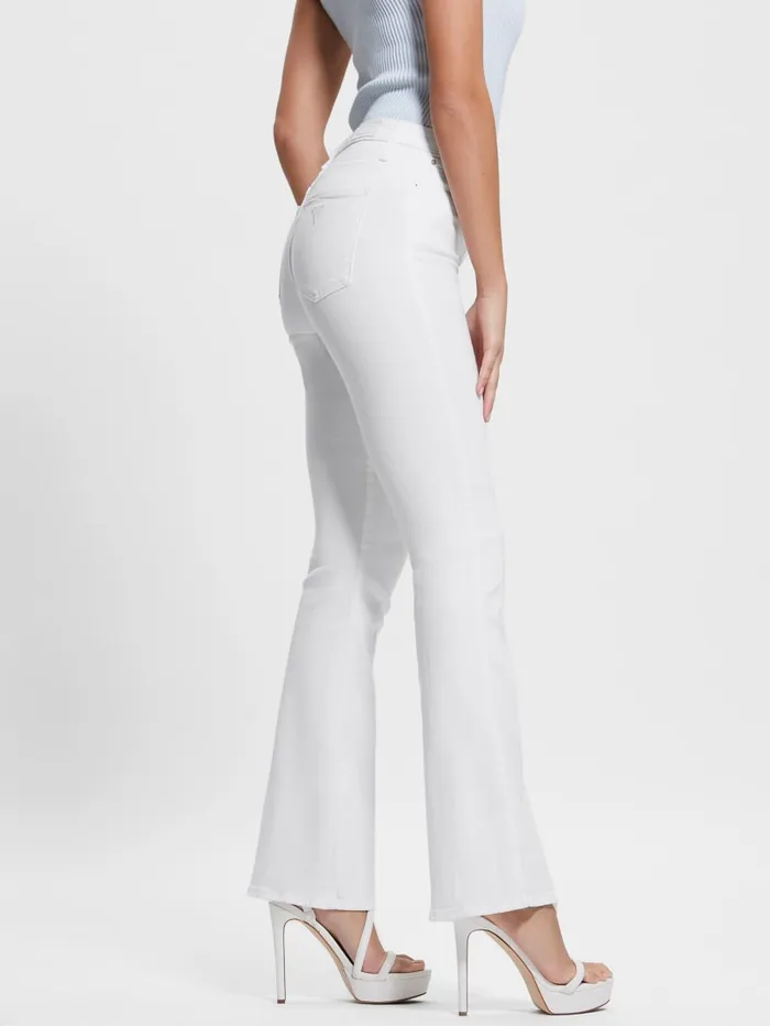 GUESS Jeans and Denim Sexy Flared Jeans White 8211 Women
