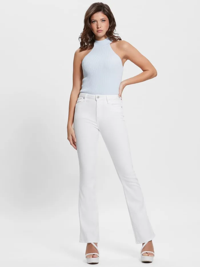 GUESS Jeans and Denim Sexy Flared Jeans White 8211 Women
