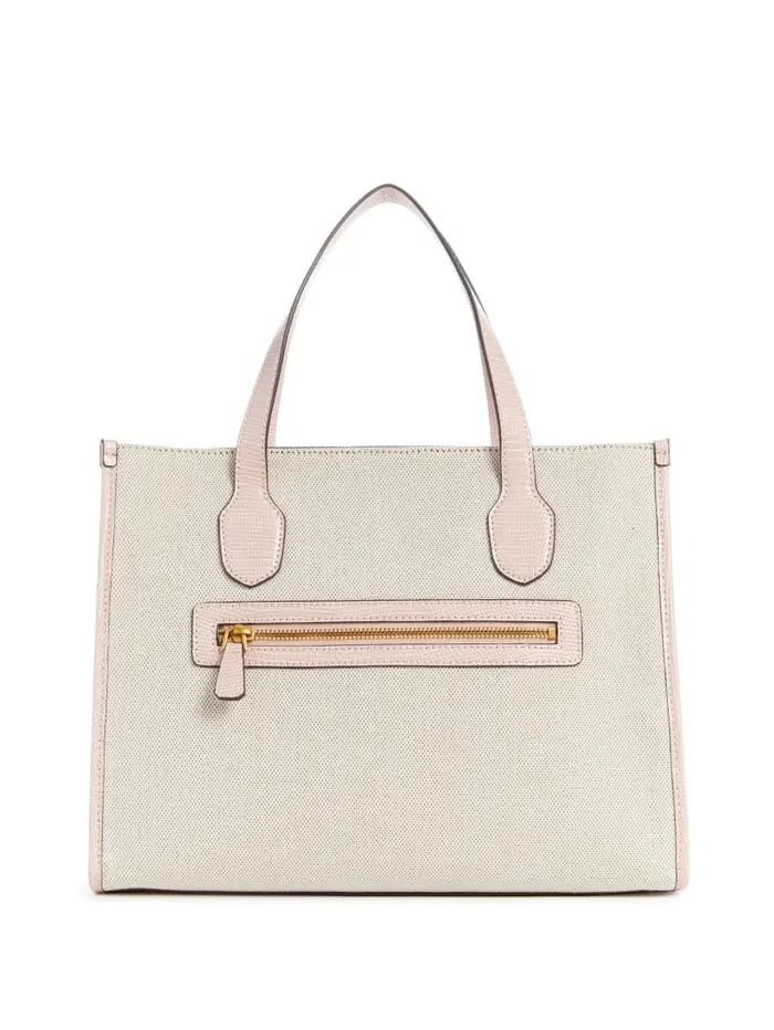 GUESS Logo Bags G Status SnakeEmbossed Tote Grey 8211 Unisex