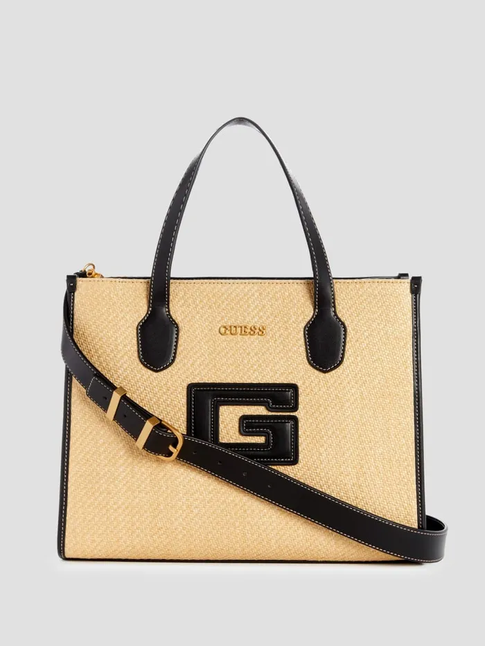 GUESS Logo Bags G Status Tote Brown 8211 Unisex