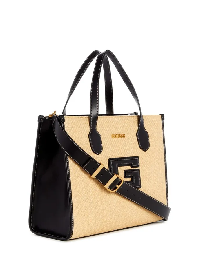 GUESS Logo Bags G Status Tote Brown 8211 Unisex
