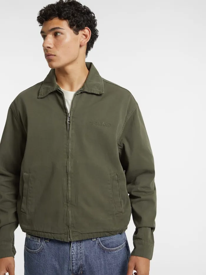GUESS Men Twill Jacket Green 8211 Men
