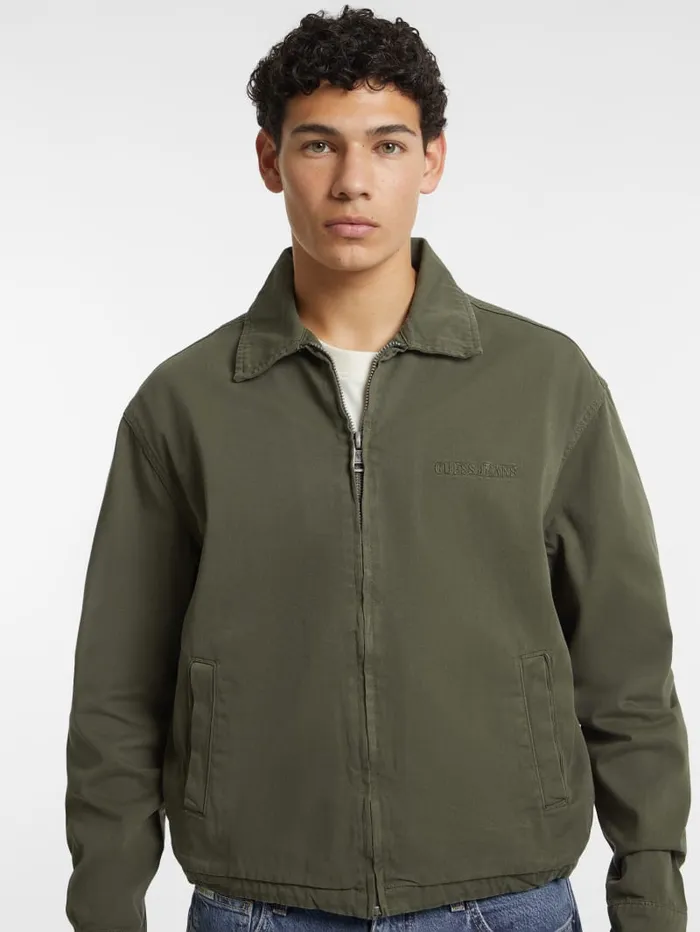 GUESS Men Twill Jacket Green 8211 Men
