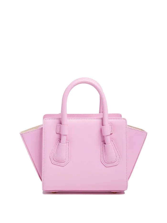 GUESS Mini Bags Merava Leather Mini Satchel White 8211 Unisex
