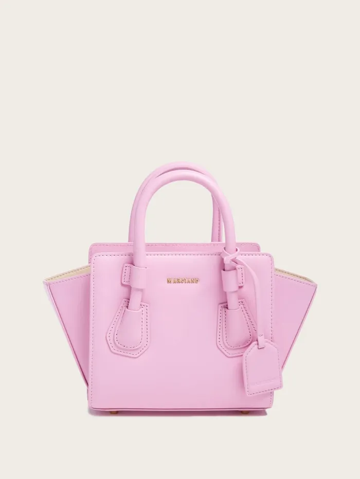 GUESS Mini Bags Merava Leather Mini Satchel White 8211 Unisex