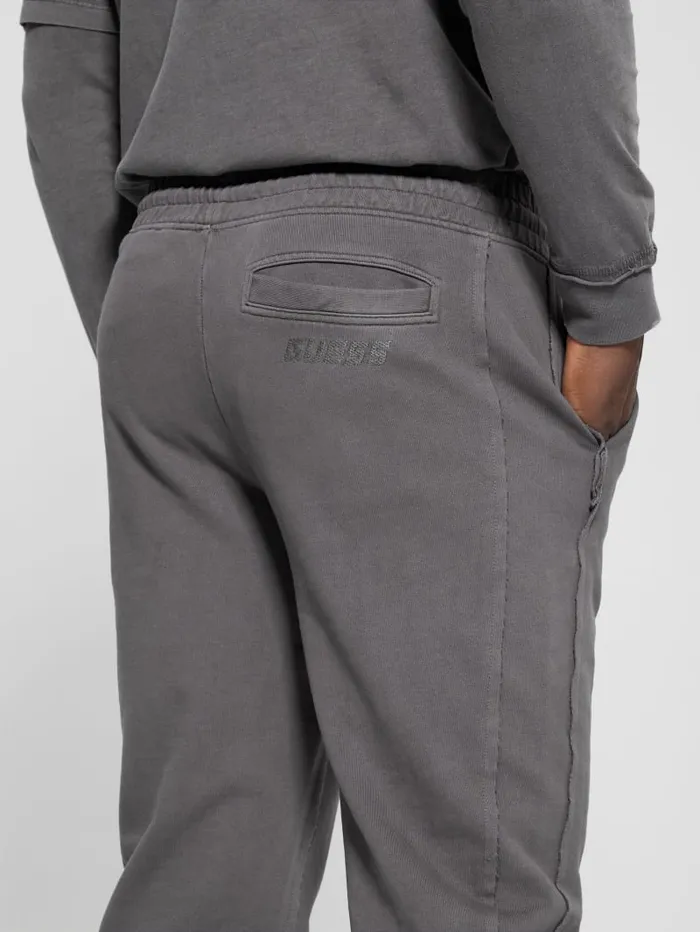 GUESS Pants and Shorts Gondour Patch Pants Grey 8211 Men