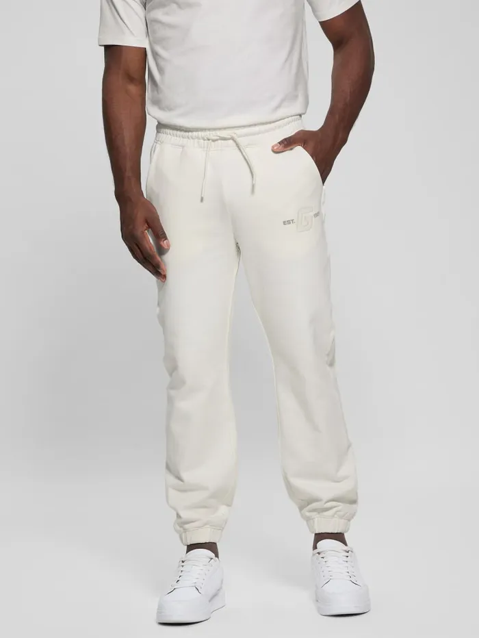 GUESS Pants and Shorts Gondour Patch Pants Grey 8211 Men
