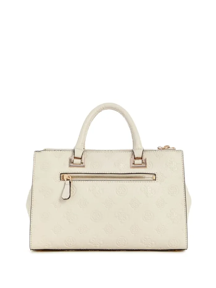 GUESS Sale Cresidia Status Satchel Brown 8211 Women