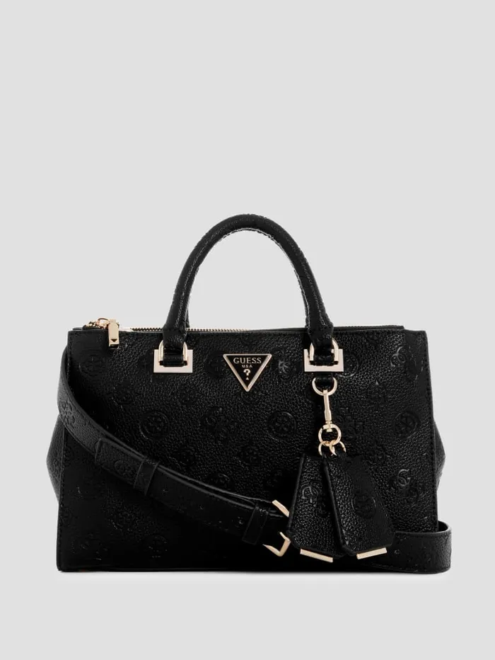 GUESS Sale Cresidia Status Satchel White 8211 Women