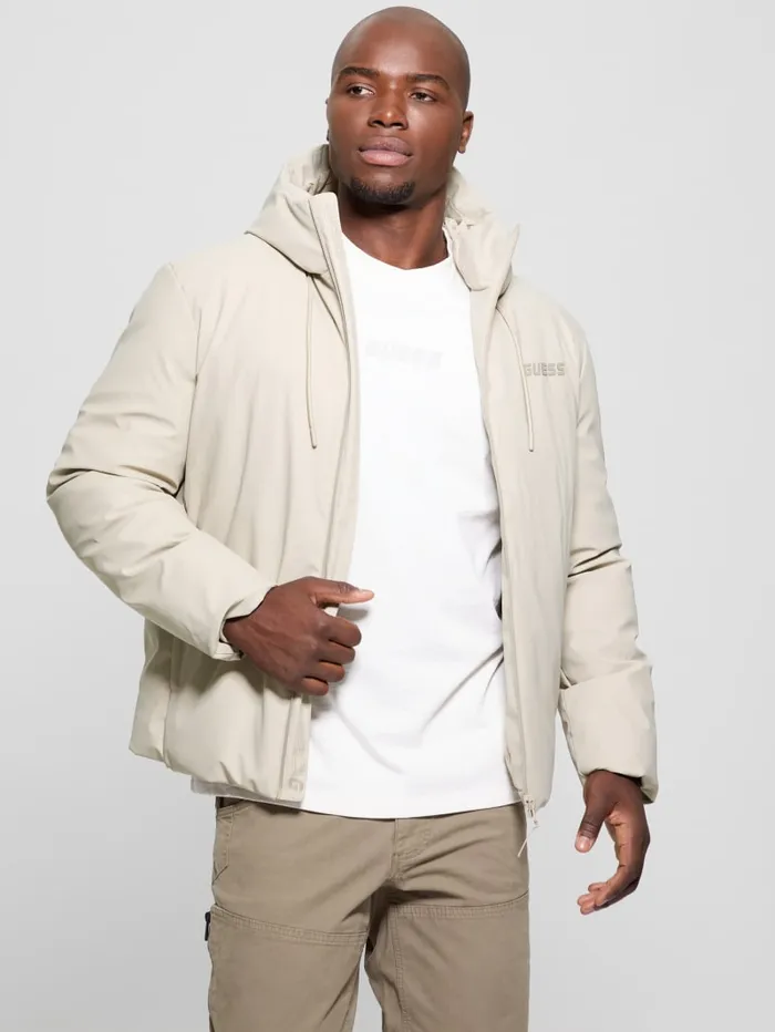 GUESS Sale Dalim Padded Jacket Beige 8211 Men